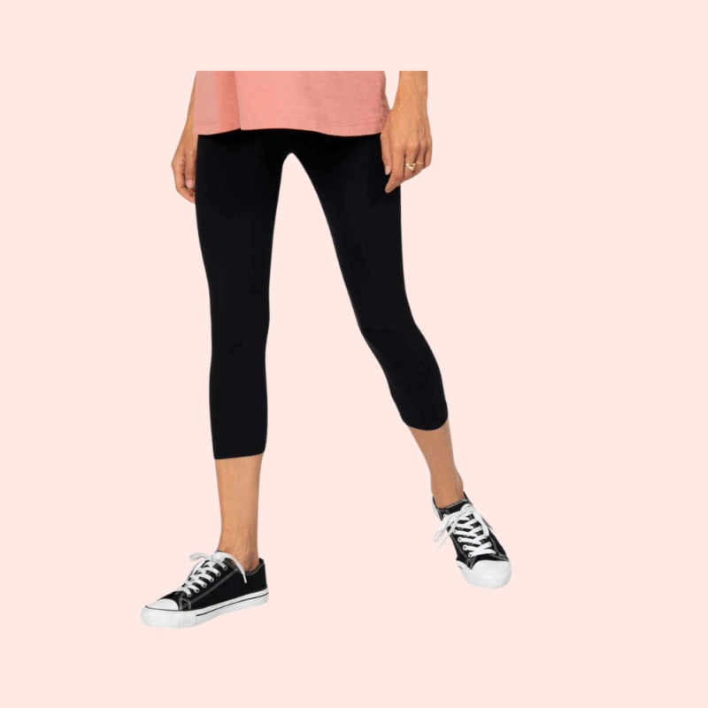 Leggings de maternité mi mollets