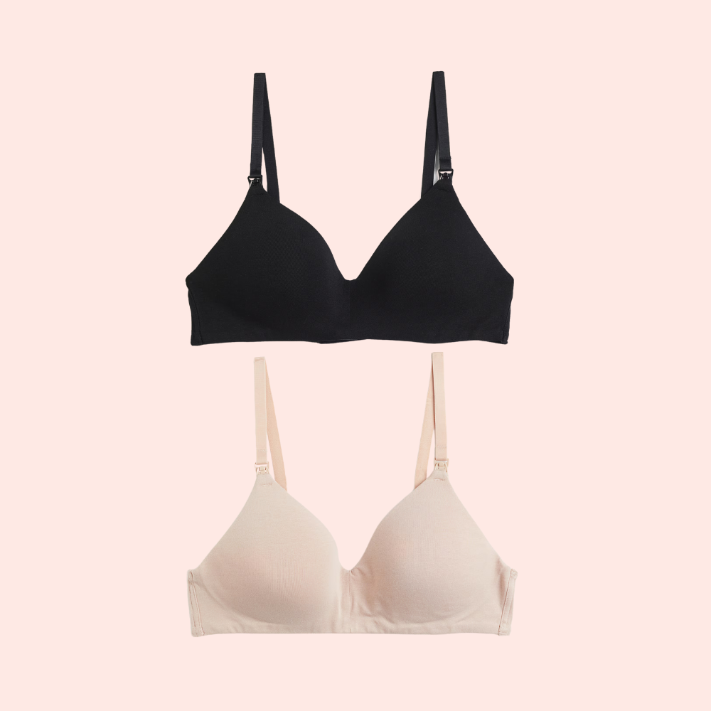 Soutien-gorge d’allaitement rembourrés en coton