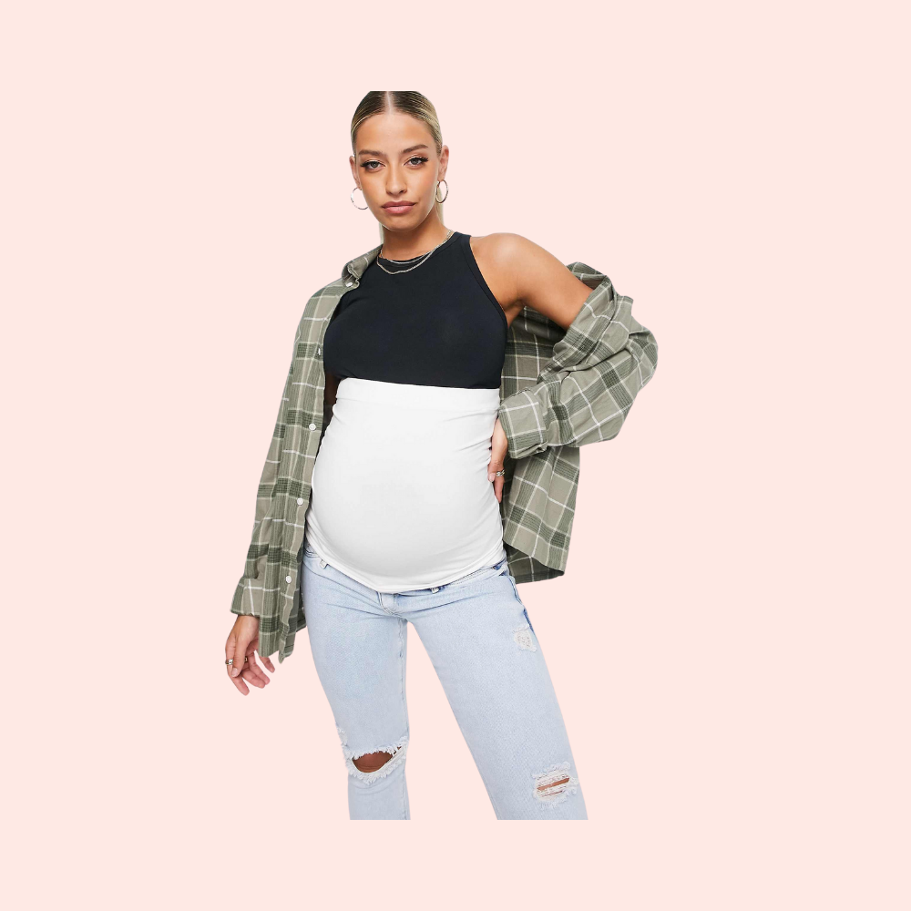 Bandeau de grossesse en coton jersey