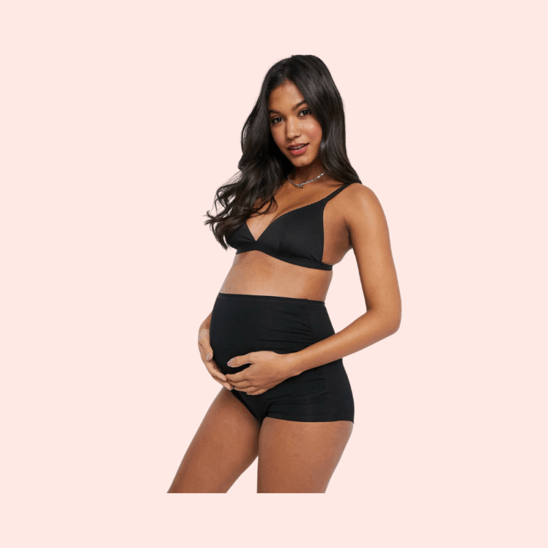 Shortys en coton taille haute